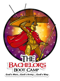 THE BACHELOR'S BOOT CAMP GOD'S MEN, GOD'S ARMY, GOD'S WAY logo