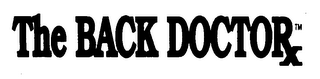 THE BACK DOCTORX logo