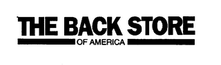 THE BACK STORE OF AMERICA logo