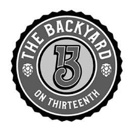 THE BACKYARD ON THIRTEENTH B13 logo