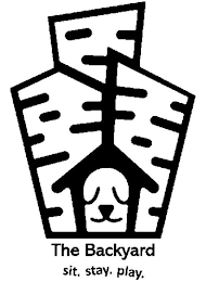 THE BACKYARD SIT. STAY. PLAY. logo