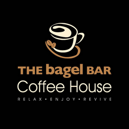 THE BAGEL BAR COFFEE HOUSE RELAX · ENJOY · REVIVE logo