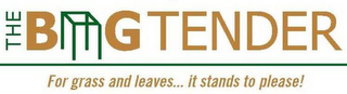 THE BAGTENDER FOR GRASS AND LEAVES... IT STANDS TO PLEASE! logo
