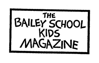 THE BAILEY SCHOOL KIDS MAGAZINE logo