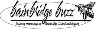 THE BAINBRIDGE BUZZ CREATING COMMUNITY ON BAINBRIDGE ISLAND AND BEYOND logo