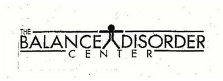 THE BALANCE DISORDER CENTER logo