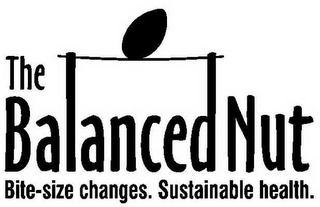 THE BALANCED NUT BITE-SIZE CHANGES. SUSTAINABLE HEALTH. logo
