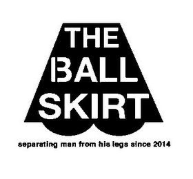 THE BALL SKIRT SEPARATING MAN FROM HIS LEGS SINCE 2014 logo