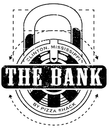 THE BANK BY PIZZA SHACK CLINTON, MISSISSIPPI logo