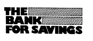 THE BANK FOR SAVINGS logo