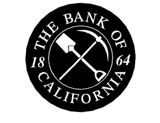 THE BANK OF CALIFORNIA 1864 logo