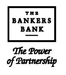 THE BANKERS BANK THE POWER OF PARTNERSHIP logo