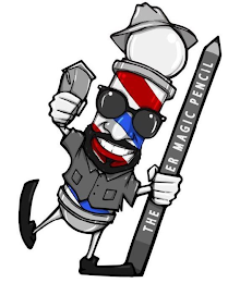 THE BARBER MAGIC PENCIL logo
