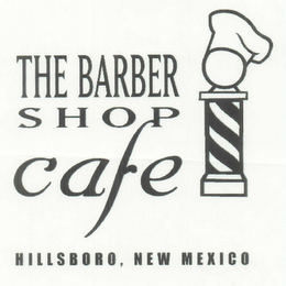 THE BARBER SHOP CAFE HILLSBORO, NEW MEXICO logo
