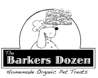 THE BARKERS DOZEN HOMEMADE ORGANIC PET TREATS logo
