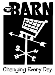 THE BARN CHANGING EVERY DAY. S N E W logo