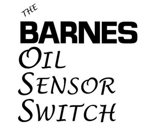 THE BARNES OIL SENSOR SWITCH BOSS logo