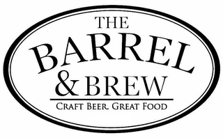 THE BARREL & BREW CRAFT BEER. GREAT FOOD EST. 2012 logo
