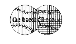 THE BASEBALL CARD. logo