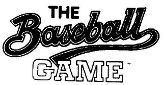 THE BASEBALL GAME logo