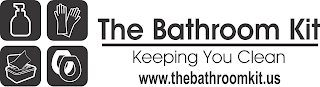 THE BATHROOM KIT KEEPING YOU CLEAN WWW.THEBATHROOMKIT.US logo
