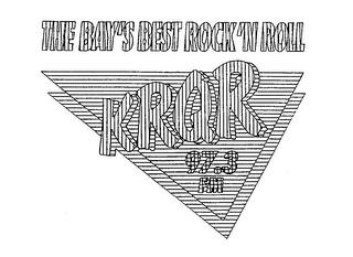 THE BAY'S BEST ROCK 'N ROLL KRQR 97.3 FM logo