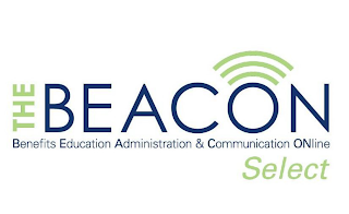THE BEACON BENEFITS EDUCATION ADMINISTRATION & COMMUNICATION ONLINE SELECT logo
