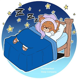 THE BEARFOOT SLEEP COMPANY ZZZ logo