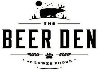 THE BEER DEN AT LOWES FOODS logo