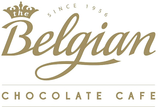 THE BELGIAN CHOCOLATE CAFE SINCE 1956 logo