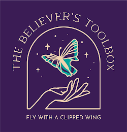 THE BELIEVER'S TOOLBOX FLY WITH A CLIPPED WING logo