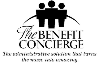 THE BENEFIT CONCIERGE THE ADMINISTRATIVE SOLUTION THAT TURNS THE MAZE INTO AMAZING. logo
