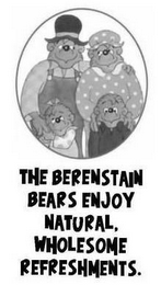 THE BERENSTAIN BEARS ENJOY NATURAL. WHOLESOME REFRESHMENTS logo