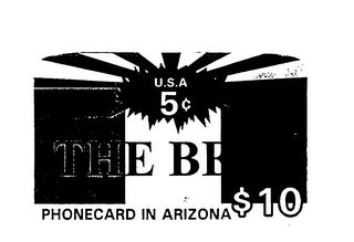"THE BEST" CALLING CARD AND DESIGN logo