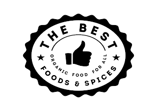 THE BEST FOODS & SPICES ORGANIC FOOD FOR ALL logo
