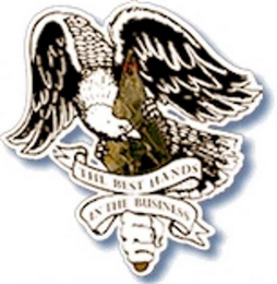 THE BEST HANDS IN THE BUSINESS logo