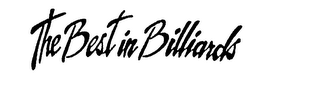 THE BEST IN BILLARDS logo