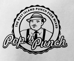 THE BEST ISLAND PUNCH EVER MIXED POP'S PUNCH logo