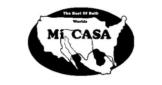 THE BEST OF BOTH WORLDS MI CASA logo