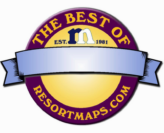THE BEST OF RM RESORTMAPS.COM EST.1981 logo