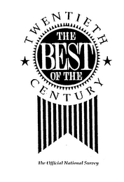THE BEST OF THE TWENTIETH CENTURY THE OFFICIAL NATIONAL SURVEY logo