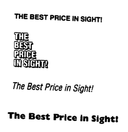 THE BEST PRICE IN SIGHT! logo