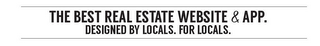 THE BEST REAL ESTATE WEBSITE & APP. DESIGNED BY LOCALS. FOR LOCALS. logo