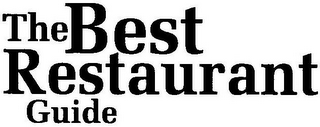 THE BEST RESTAURANT GUIDE logo