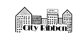 THE BEST RIBBON IN TOWN CITY RIBBON logo