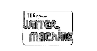 THE BETHURUM WATER MACHINE logo