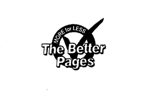 THE BETTER PAGES MORE FOR LESS logo