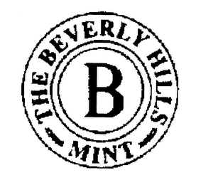 THE BEVERLY HILLS MINT B logo