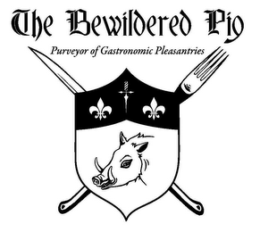 THE BEWILDERED PIG PURVERYOR OF GASTRONOMIC PLEASANTRIES logo