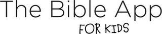 THE BIBLE APP FOR KIDS logo